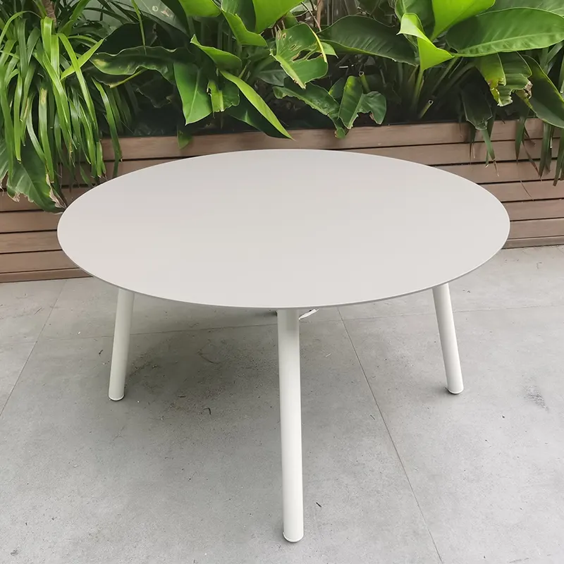 Hot Sell Nordic Round Simple Mobilier d'extérieur Table basse Table d'appoint