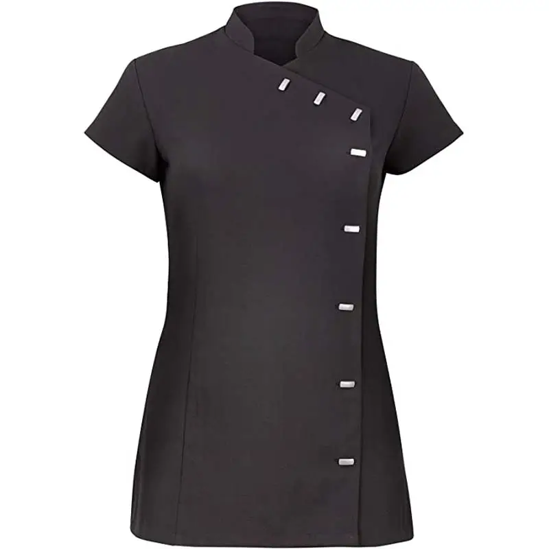 Beauté de Conception de mode Vêtements De Travail Thérapeute Salon Uniforme Tunique