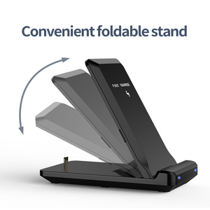 Foldable <strong>2</strong> in <strong>1</strong> Wireless Fast Charging Earphone Mobile Phone Charger 5V/2A <strong>Input</strong> 15W PD <strong>Output</strong> Wireless Charging Technology - Product Image 6
