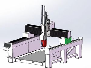 De gama alta Real 5 ejes 1530 husillo giratorio ATC CNC enrutador máquinas de carpintería para trabajo en madera - Product Image 3