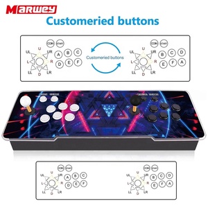 Classic Wireless <strong>2</strong> <strong>Players</strong> Tabletop Retro <strong>Arcade</strong> Console Video Game 3D <strong>Arcade</strong> Built in 8000 Games Board Box - Product Image 5