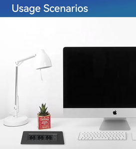 Toma de corriente de mesa de rotación multifuncional directa de fábrica, toma de escritorio abatible manual de la UE para oficina - Product Image 6