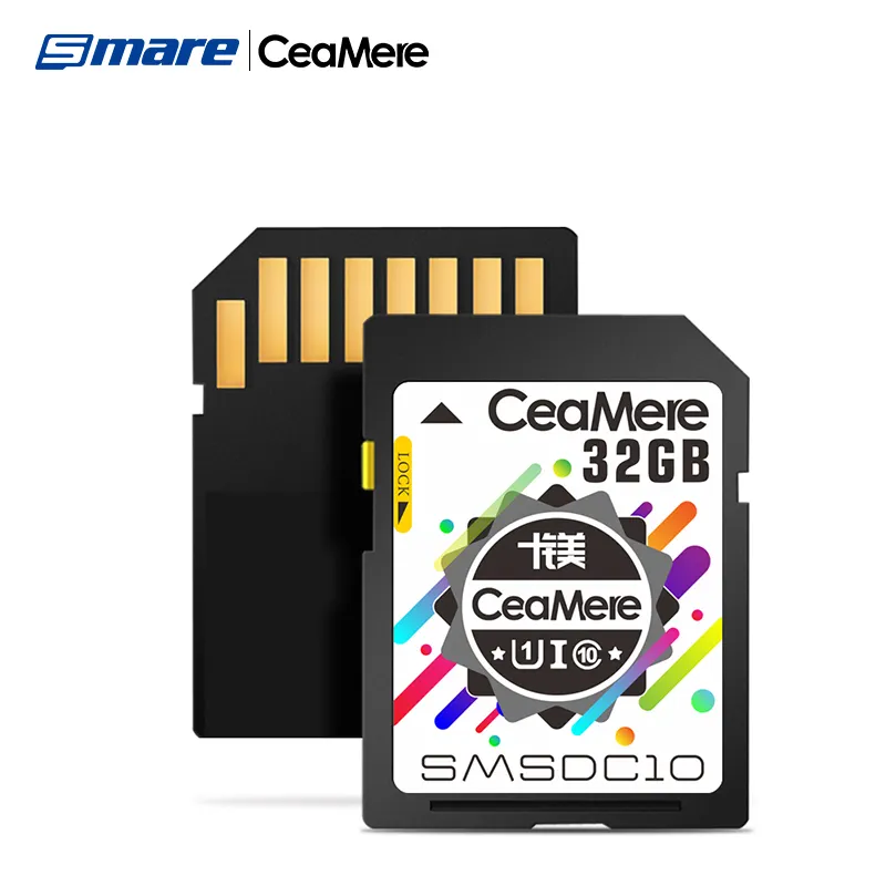 Ceamere 스토리지 카드 4GB 8GB 16GB 32GB 64GB 128GB 256GB 16GB sdxc 메모리 카드 C10 85 메가바이트/초 USH-3 SD 지원 카메라 512GB