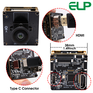 ELP 4K USB高清MI网络摄像头同步流摄像头模块索尼IMX415 4K 30FPS广角视频会议电脑摄像头 - Product Image 6