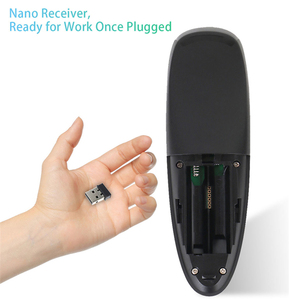 Evrensel G10 G10S Pro BT 2.4G Mini ses Gyro akıllı uzaktan kumanda Airmouse denetleyici Fly Air fare için google android tv kutusu - Product Image 3