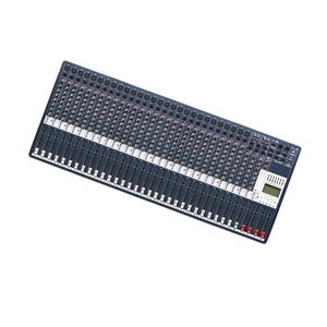 MORIN Professional Audioデュアル10桁LEDレベルディスプレイ24チャンネルミキサーコンソール、AUX PFL USB SD MP3 WAVWMA機能付き - Product Image 1