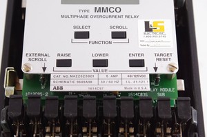 Neue und originale SPS MAZZ5Z3GC1 Typ MMCO Mehrphasen-Übers trom relais 5 Beschädigte Kunststoff-SPS-Programmier steuerung - Product Image 2
