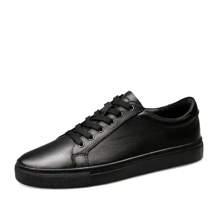 Zapatillas deportivas de hombre de fábrica de alta calidad zapatos personalizados negros en blanco para hombre 2024