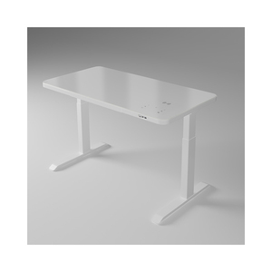 Alta qualità semplice vetro temprato scrivania per ufficio apprendimento della gamba a forma di T design computer moderna scrivania da ufficio - Product Image 3