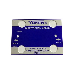 Bền tùy chỉnh kim loại biển hiệu & dữ liệu tấm, OEM/ODM dịch vụ cho thủy lực van, Hộp nối, thiết bị công nghiệp - Product Image 2