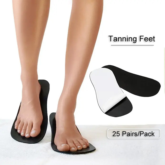 Pieds de bronzage 25 paires/paquet