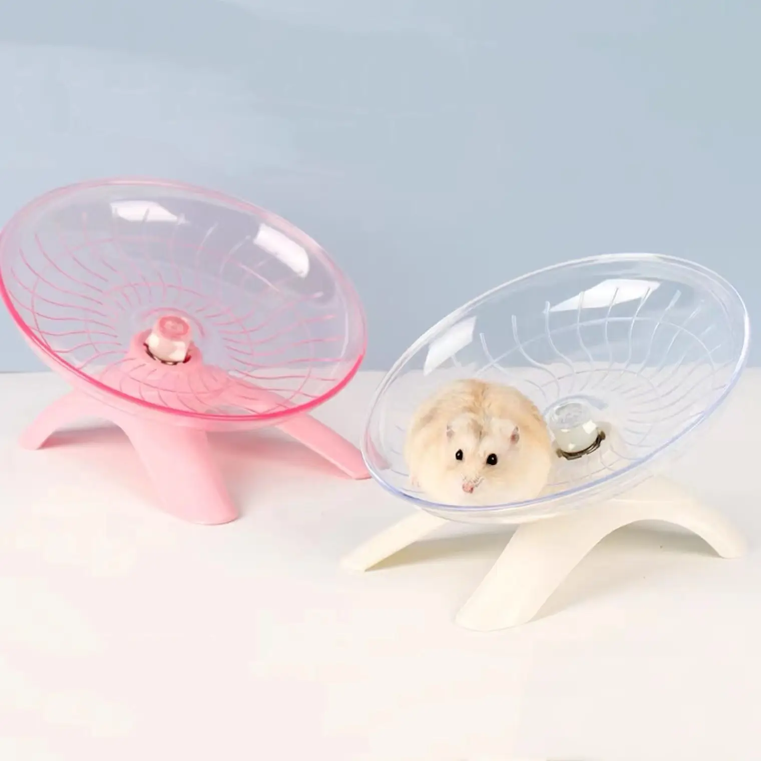 Groothandel Hamster Wiel Stille Speelgoed Wiel Voor Hamster Oefening Grote Hamster Loopwiel Transparant