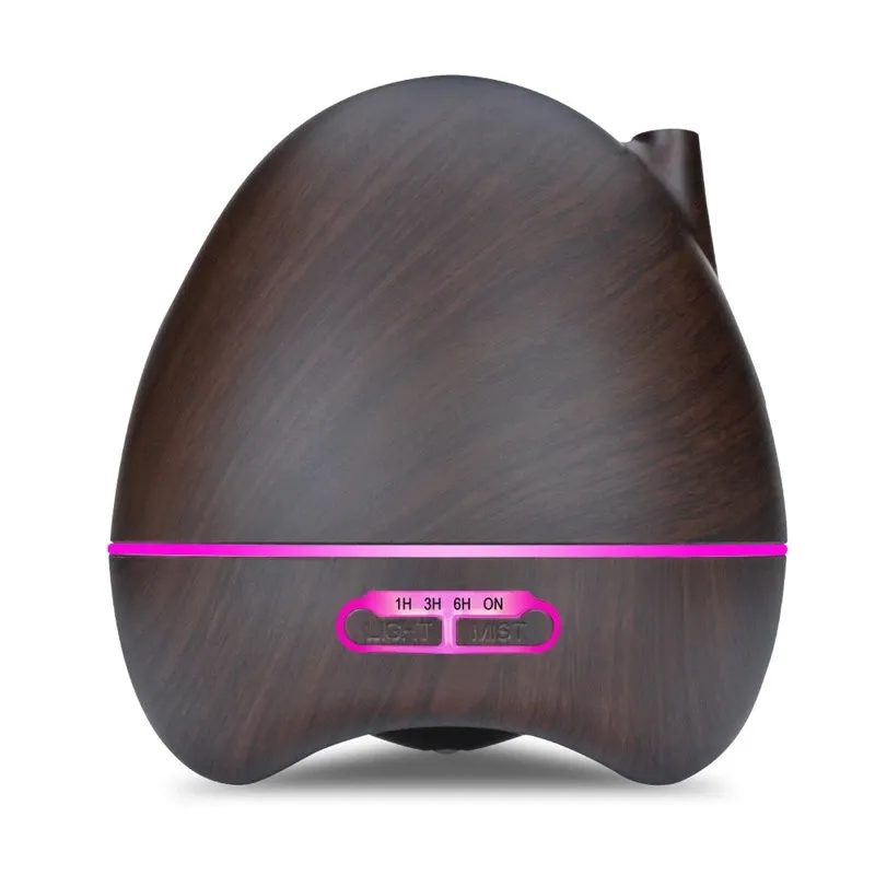 Diffuseur de brume ultrasonique, ml, lampe électrique en bois, huiles essentielles, désodorisant d'air, machine à brume électronique