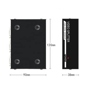 Personalizado Premium 200MHz divisor VGA 1 a 4 y 2 puertos 4 puertos de vídeo HD pantalla divisor computadora divisor