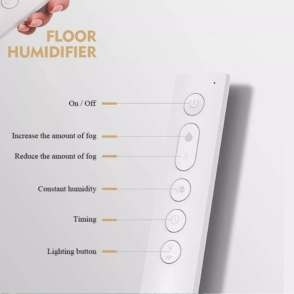 5L LED Ultrasonic Air Floor Humidifier Home remote control