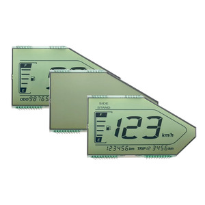 Özel segmentli lcd ekran ucuz fiyat HTN pozitif 4.5v segment görüntüler ekran lcd 7 monokrom segmentli lcd ekran