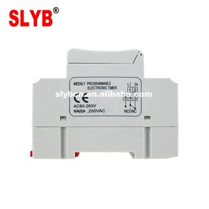 Timer digitale programmabile di AC85-265V settimana 16 set settimanali Display LCD spegnimento automatico DIN Rail tipo AHC15A THC15A interruttore orario - Product Image 4