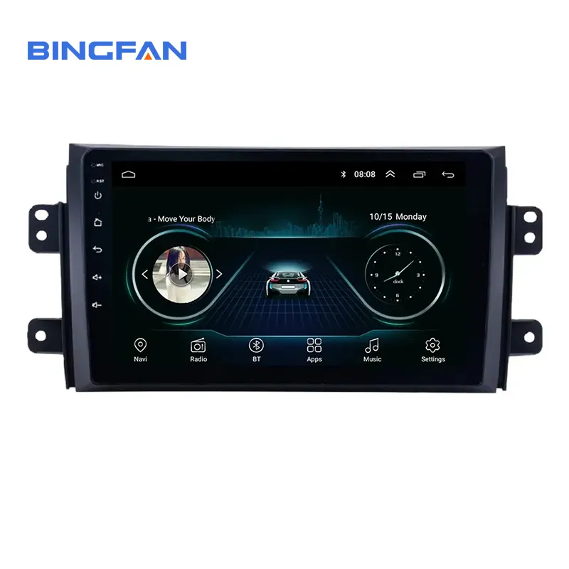 Radio con gps para coche, Radio con reproductor dvd, Android, 2 din, grabadora, estéreo, WIFI, para Suzuki SX4, 2006, 2007, 2008, 2009, 2010, 2011, 2012