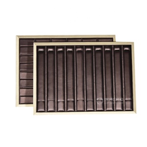 Shero gỗ tự nhiên Vòng hiển thị khay Stud Bông tai lưu trữ đồ trang sức tấm truy cập trang sức Showcase đạo cụ - Product Image 1