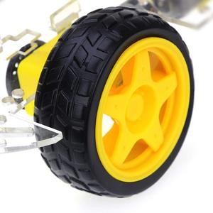 4WD-6CM 4/2WD Robot intelligente kit di telaio per auto con Encoder di velocità di formazione per lo studente - Product Image 4