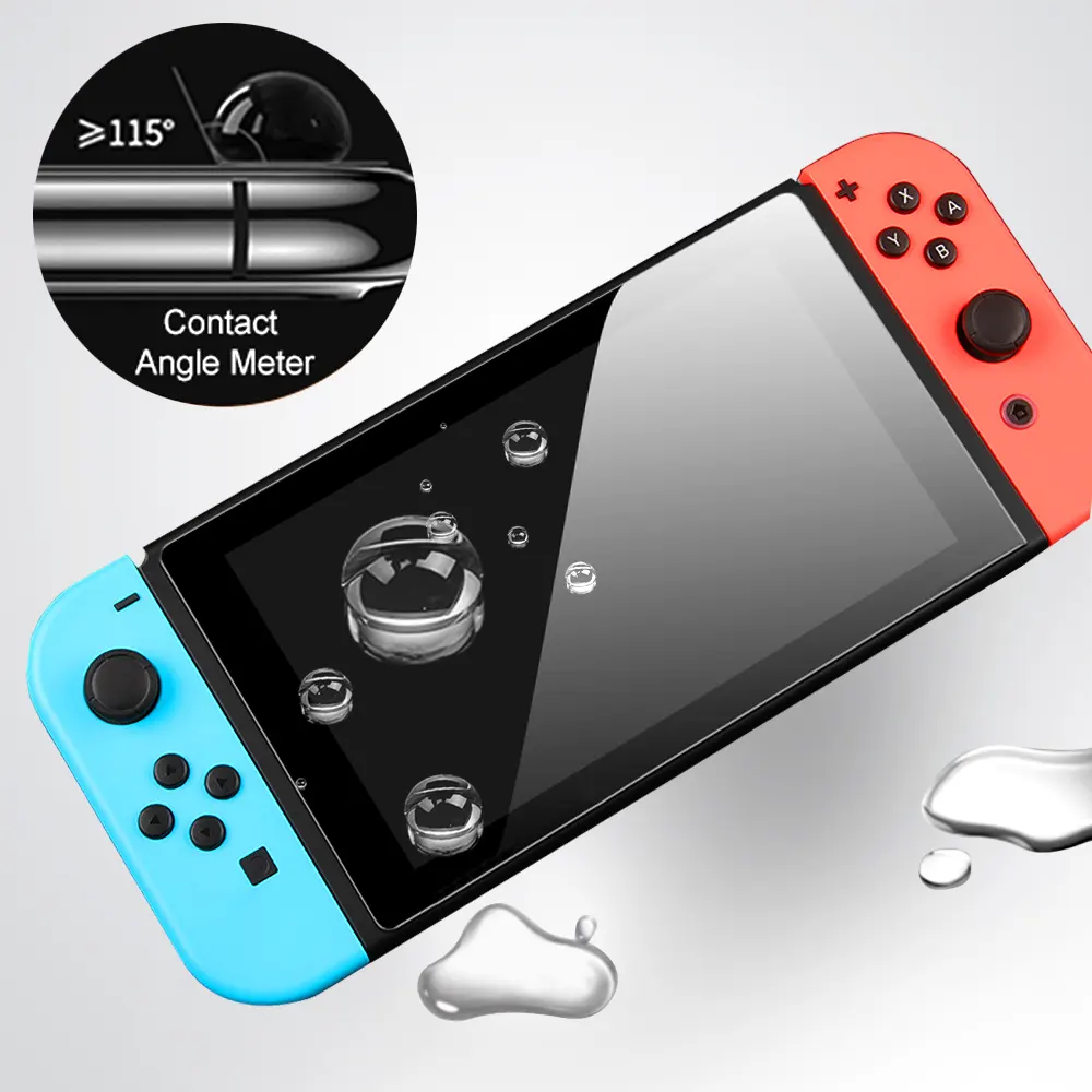 Ebay / Amazon Top Seller 0.33mm 2.5d Switch Tempered Glass Screen Protector For Nintendo Switch Oled HD Clear Glass Screen Film