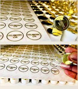 Metallic Labels Custom Logo <strong>Stickers</strong> Clear Waterproof Transparent Transfer Metal Letters Embossed Nickel Decal Label <strong>Stickers</strong> - Product Image 5