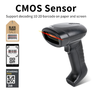 Lector de código de barras con cable 2D qr, escáner de código de barras para tienda de inventario - Product Image 2