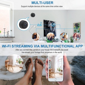 A9ミニカメラワイヤレスWiFi監視カメラ屋外セキュリティIPカメラミニビデオカメラ - Product Image 4