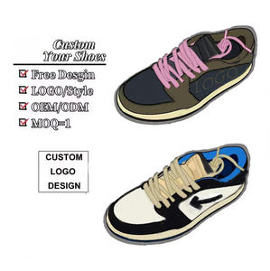 Giày bóng rổ Travis Scott Mới 1S Giày bóng rổ nam thể thao thường ngày màu đen bóng ma ô liu - Product Image 1