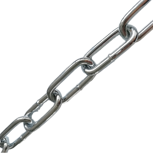 Factory Galvanized Steel Welded <strong>Chain</strong> 1.5MM 2MM 3MM 4MM 5MM 6MM 7MM 8MM 9MM 10MM 12MM <strong>16MM</strong> DIN5685C Long Link <strong>Chain</strong>