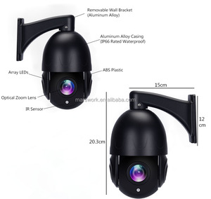 Hik协议H.265 4K IP PTZ摄像机30倍变焦人体跟踪双向音频标清插槽 - Product Image 6