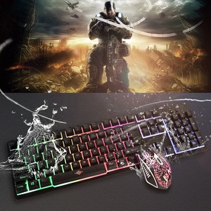 <strong>Colorful</strong> LED Wired <strong>Mouse</strong> <strong>Keyboard</strong> , RGB Lights Glowing Gaming <strong>Keyboard</strong> <strong>and</strong> <strong>Mouse</strong> Combos for <strong>Computer</strong> Laptop - Product Image 6