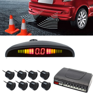 GAYINTT 8 <strong>Sensors</strong> 8 Rear Front View Car Parking <strong>Sensor</strong> Reverse <strong>Backup</strong> Radar Kit with LED Display Monitor Car Parking <strong>System</strong> - Product Image 5