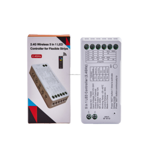 Ad alte prestazioni RGBWW Controller LED 2.4G Wifi 5 + 1 + 12V + 24V 2.4G RF RGBW Tuya App di controllo WIFI per paesaggio Led Strip - Product Image 1