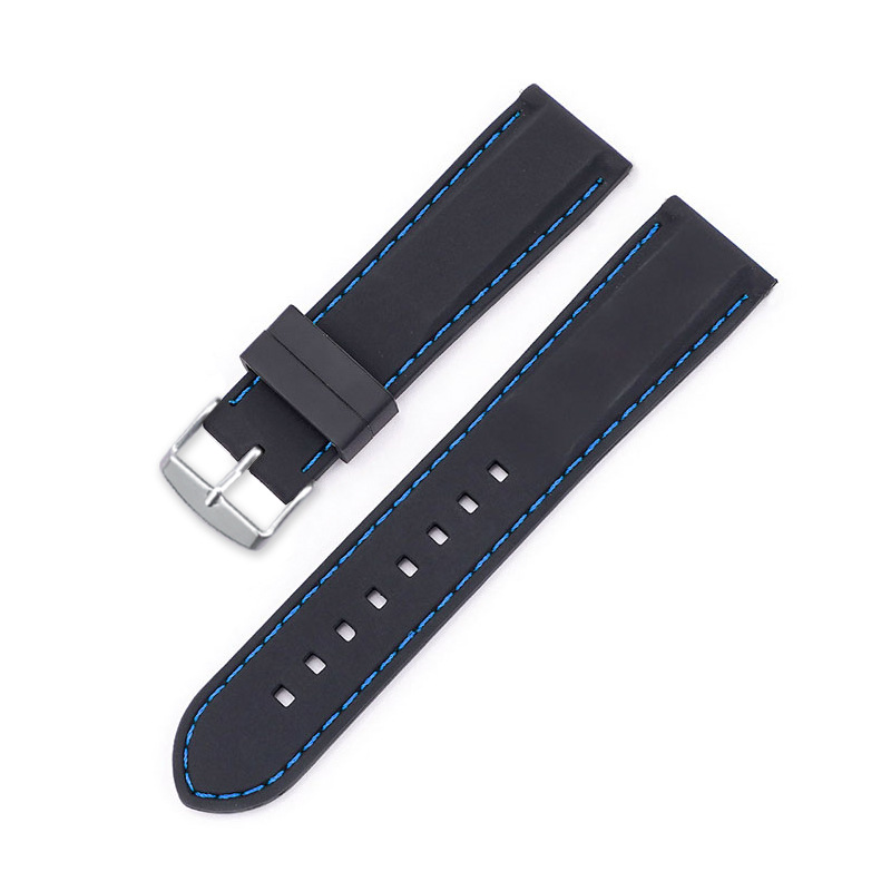 Bande noire fil bleu
