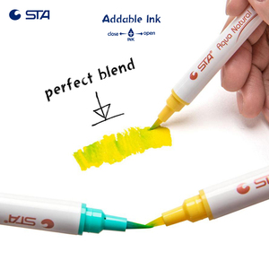 STA suluboya kalemler seti, renkli kroki yazma dergisi için çizim kalemler, çocuklar ve yetişkin boyama, çizim - Product Image 3