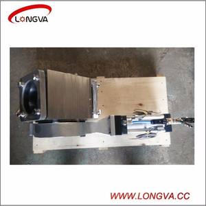 Cấp thực phẩm vệ sinh thép không gỉ hai cách diverter van khí nén van quay - Product Image 6