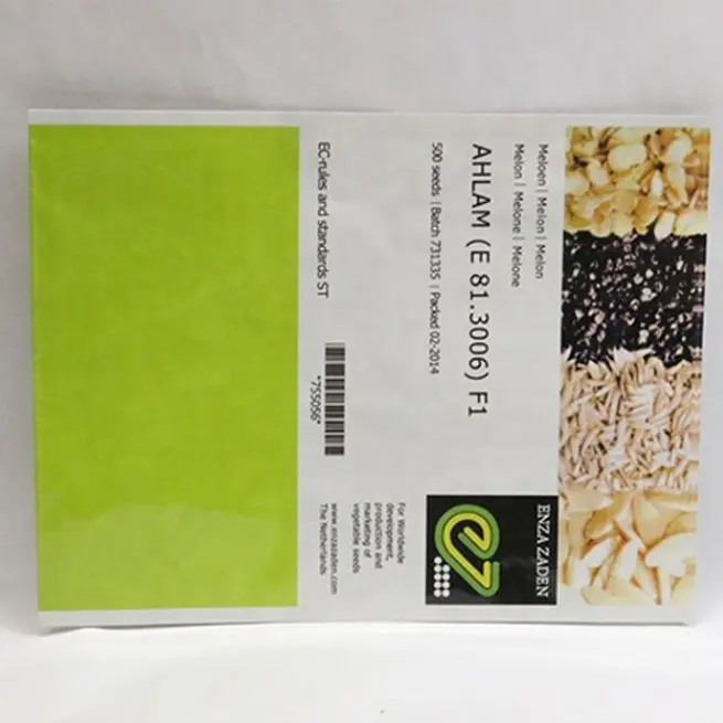 Sacchetto di alluminio resistente alla luce dell'umidità per l'imballaggio di semi di ortaggi sacchetto di semi di melone con funzione agricola