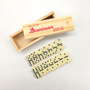 Tùy Chỉnh Bằng Gỗ Dominoes Jumbo 28 Gạch Mesa De <span class=keywords><strong>Domino</strong></span> Chuyên Nghiệp Cổ Điển Hội Đồng Quản Trị Bảng Trò Chơi Đôi Sáu Gỗ Hộp Dominos Set - Product Image 4