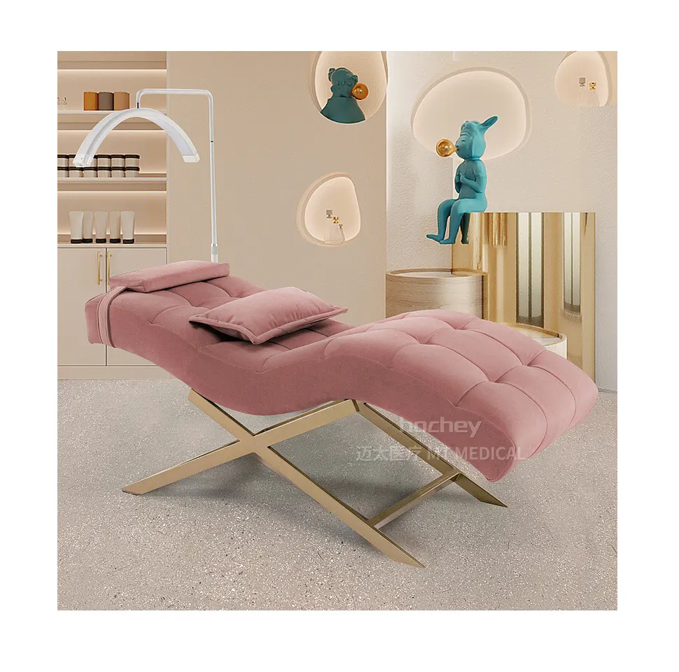 Hochey salone di bellezza Design moderno Memory Foam Salon De Belleza Extension letto rosa ciglia letto elettrico idraulico ciglia letto