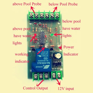 DC 12V Liquid <strong>Level</strong> <strong>Controller</strong> <strong>Water</strong> <strong>Level</strong> Detection Sensor Switch Relay Module - Product Image 3