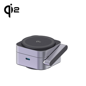 Qi2 3-in-1 Electric Vacuum Wireless <strong>Charger</strong> with Magnetic Type OTP Protection PD 3.0 Function Compatible for iPhone 16 17 - Product Image 4