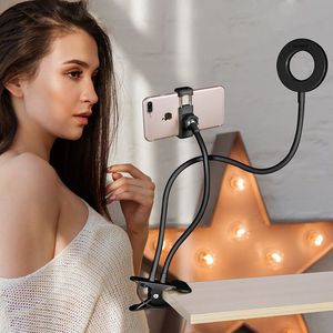2 in 1 masa lambası ışık halkası ışık fotoğrafçılığı makyaj standı ile Led Selfie halka ışık - Product Image 2