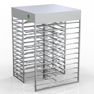 Portone completo del controllo di accesso del tornello di altezza di sicurezza con l'impronta digitale e il codice QR Scanner controllo di accesso del braccio di goccia - Product Image 1