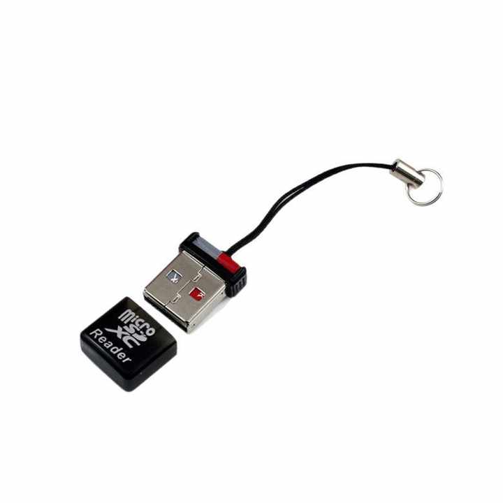 Mini Card Reader Super Speed USB 2.0 Mini SD/TF Card Reader Adapter High Quality Card Reader for Computer