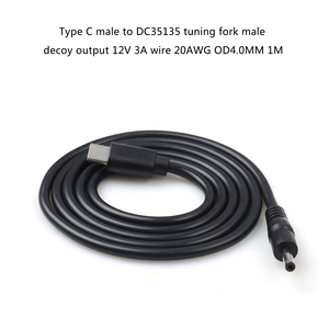 Type C Male to DC 3.5*1.35mm Tuning Fork Male Decoy Adapter 12V 3A Output Boost Voltage <strong>Cable</strong> - Product Image 6