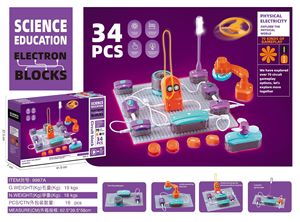 <strong>Programming</strong> Toy Science Educational Electronic Circuit Block Physics Electric Circuit Kit Kids STEM Toy Electronics Exploration - Product Image 6