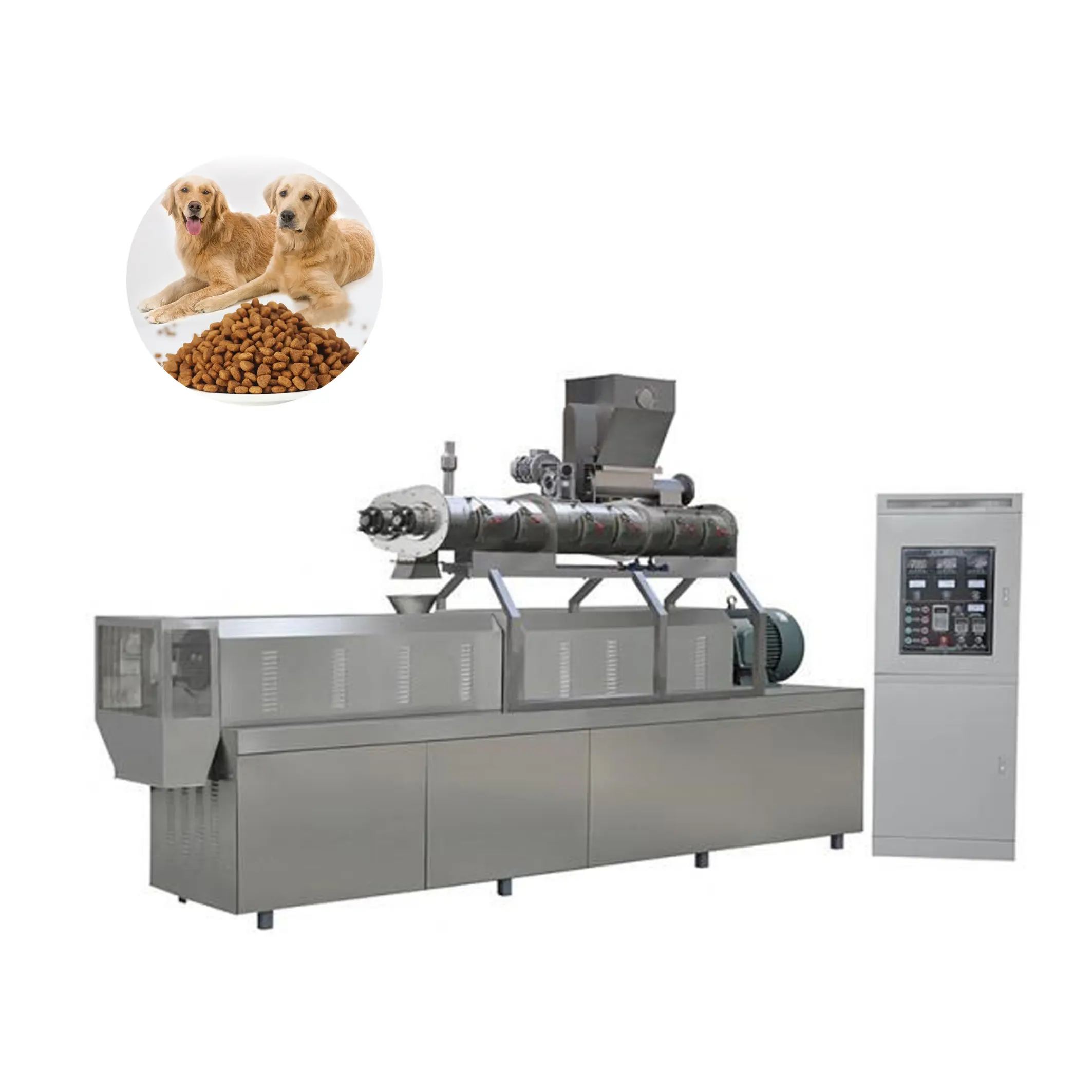 Автоматическая машина для переработки пищевых продуктов для домашних животных, лидер продаж, линия по производству консервных кормов для собак