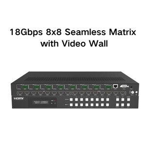 品威8X8 4K60Hz高清多媒体无缝矩阵切换器，带音频和光学左/右辅助音频分离器多查看器 - Product Image 6