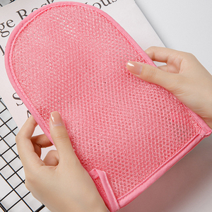 अफ्रीकी शुद्ध स्पंज एक्सफोलिटिंग के लिए शरीर के लिए शरीर के लिए नायलॉन और पे दस्ताने - Product Image 2